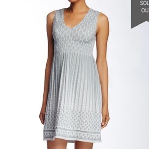 Max Studio Sleeveless Smocked Dress